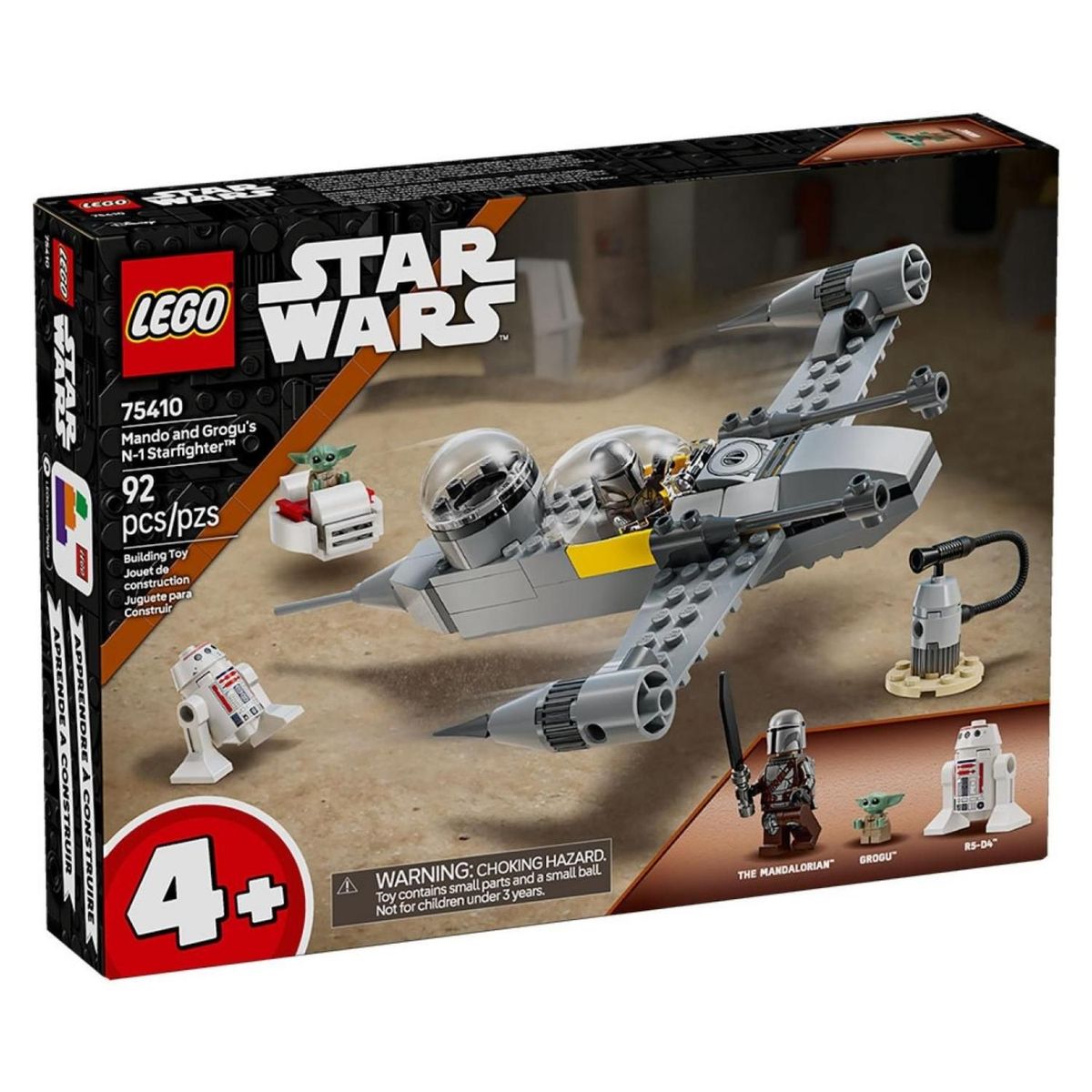 LEGO - Lego Star Wars: Caza Estelar N-1 de Mando y Grogu