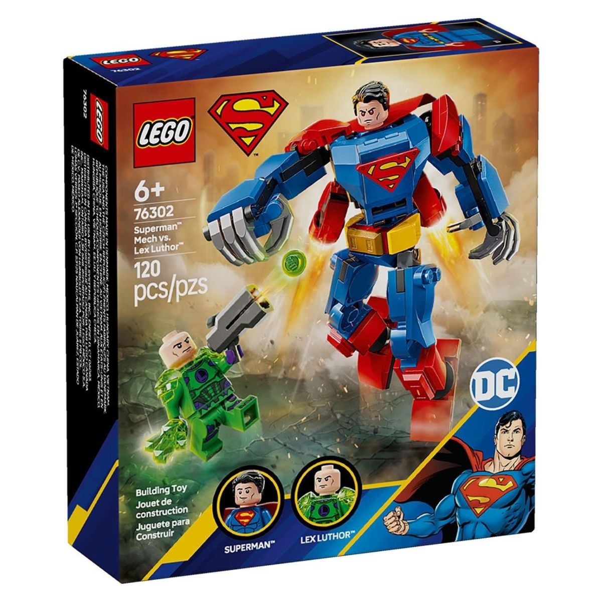 LEGO - Lego DC: Armadura Robótica de Superman vs. Lex Luthor