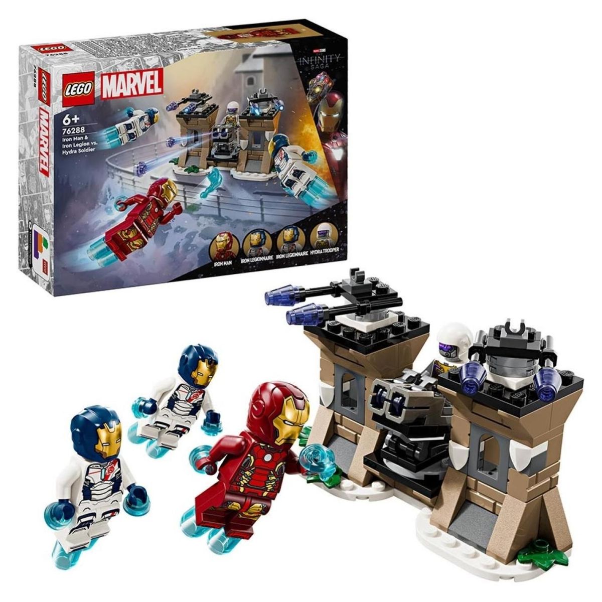 LEGO - Lego Marvel: Iron Man vs. Soldado de Hydra