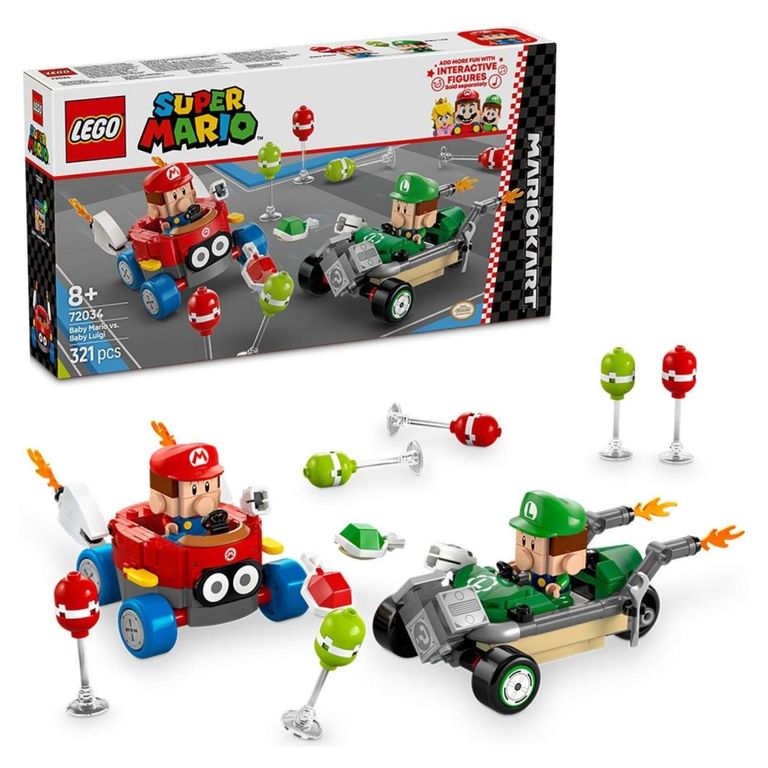 Super Mario Kart: Bebé Mario vs. Bebé Luigi