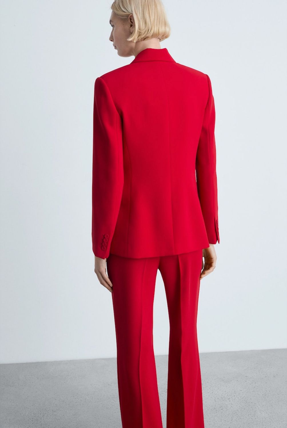 MANGO - Blazer Traje Estructura Mujer Mango