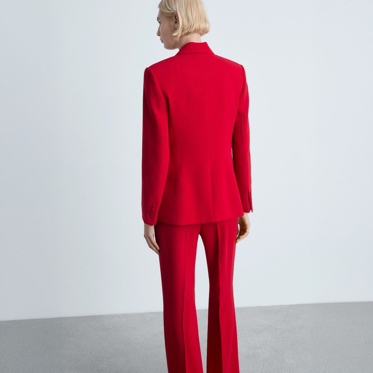 MANGO - Blazer Traje Estructura Mujer Mango