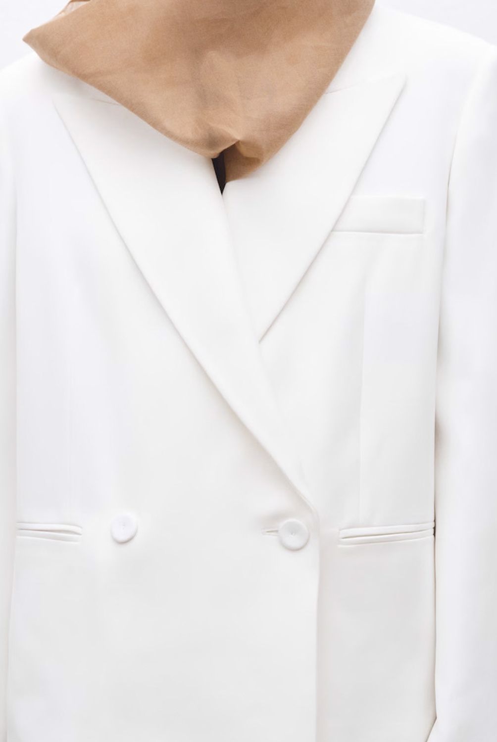 MANGO - Blazer Traje Oversize Doble Botonadura Mujer Mango