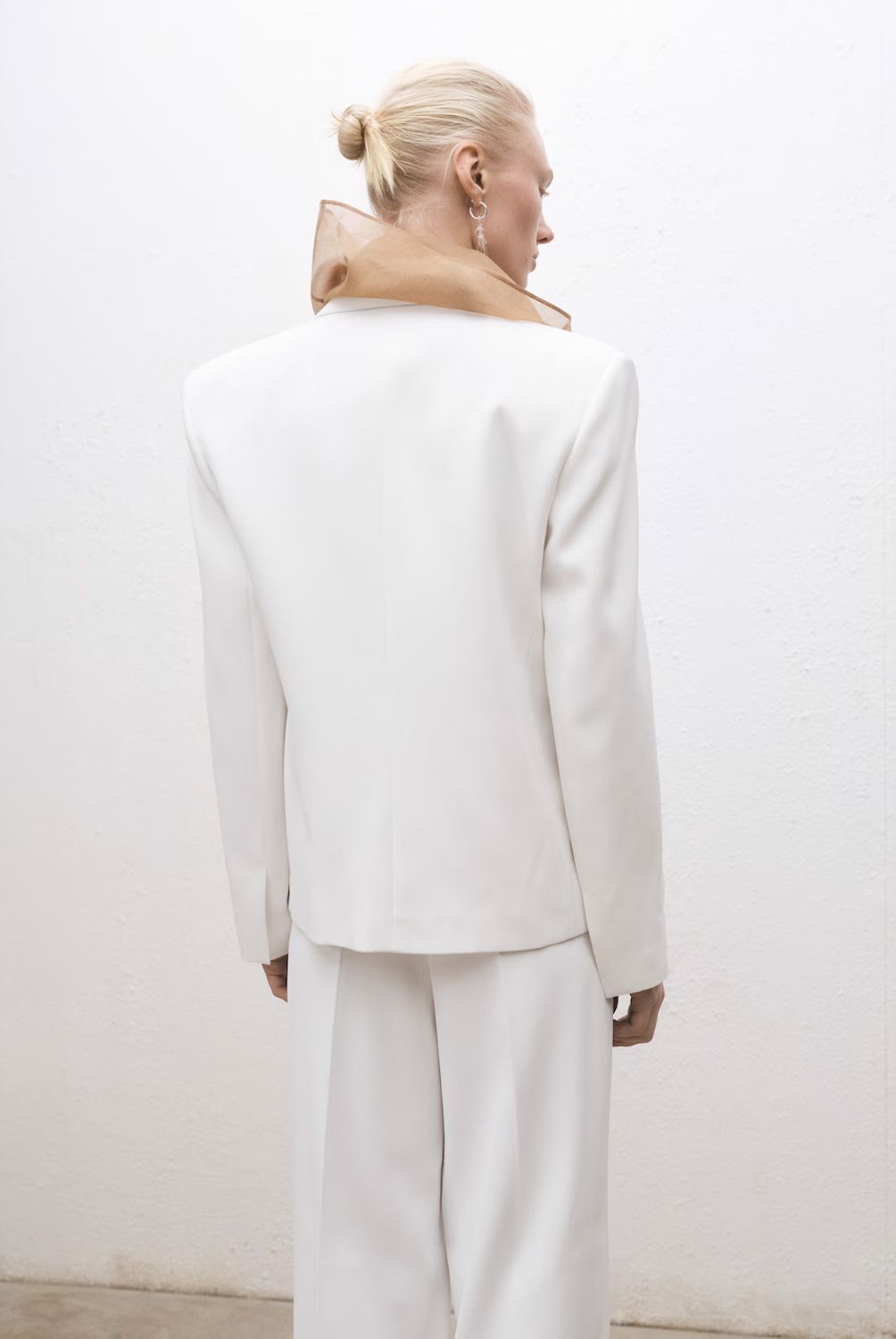 MANGO - Blazer Traje Oversize Doble Botonadura Mujer Mango