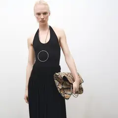 MANGO - Body Halter Espalda Abierta Mujer