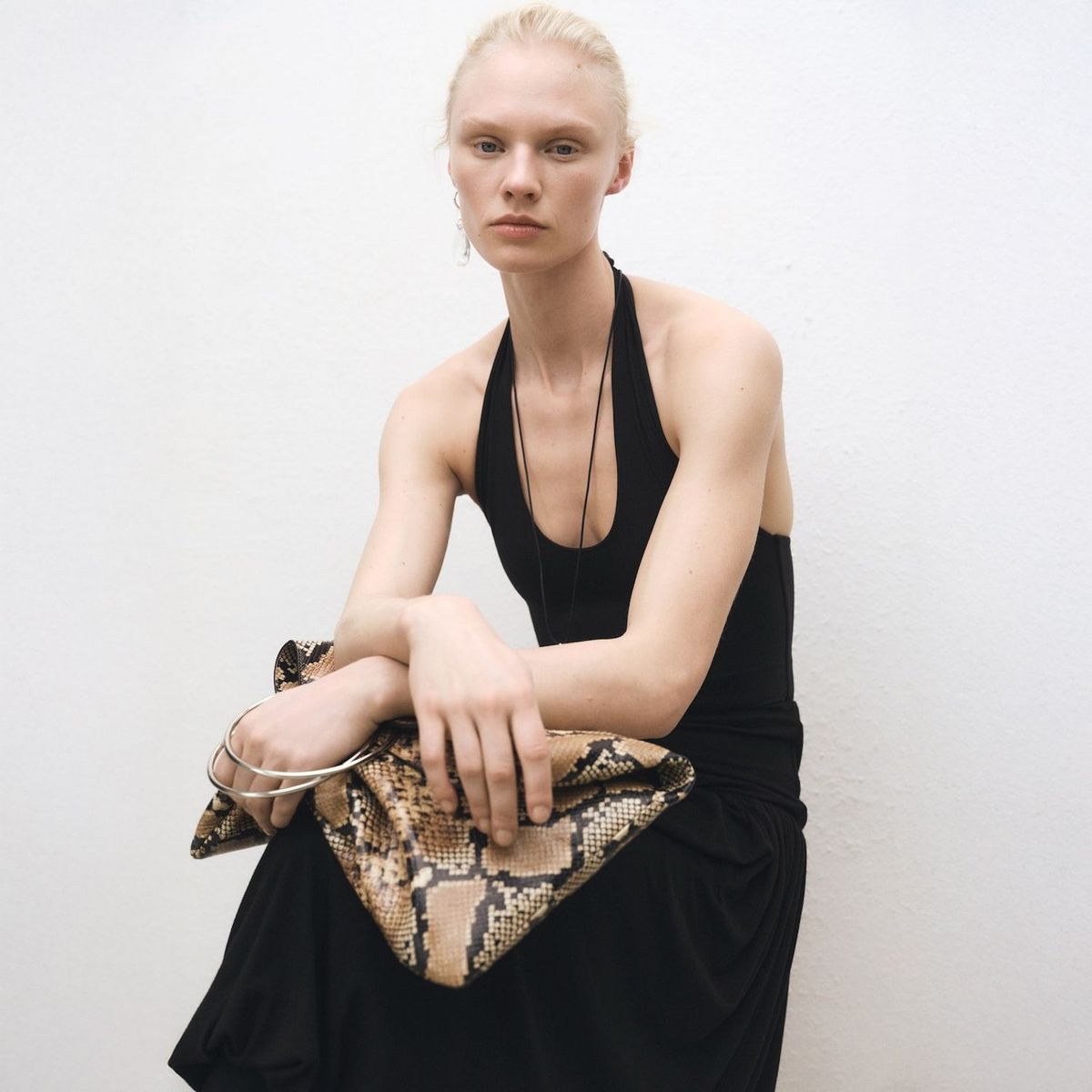 MANGO - Body Halter Espalda Abierta Mujer Mango