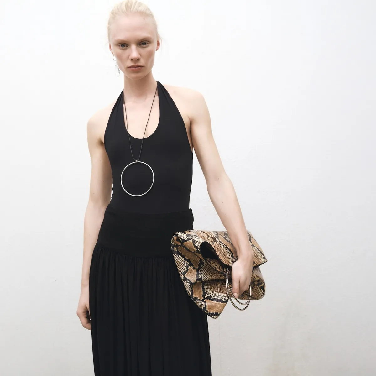 MANGO - Body Halter Espalda Abierta Mujer Mango