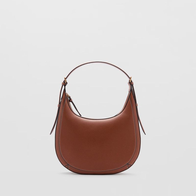 MANGO - Bolso Hombro Ovalado Mujer Mango