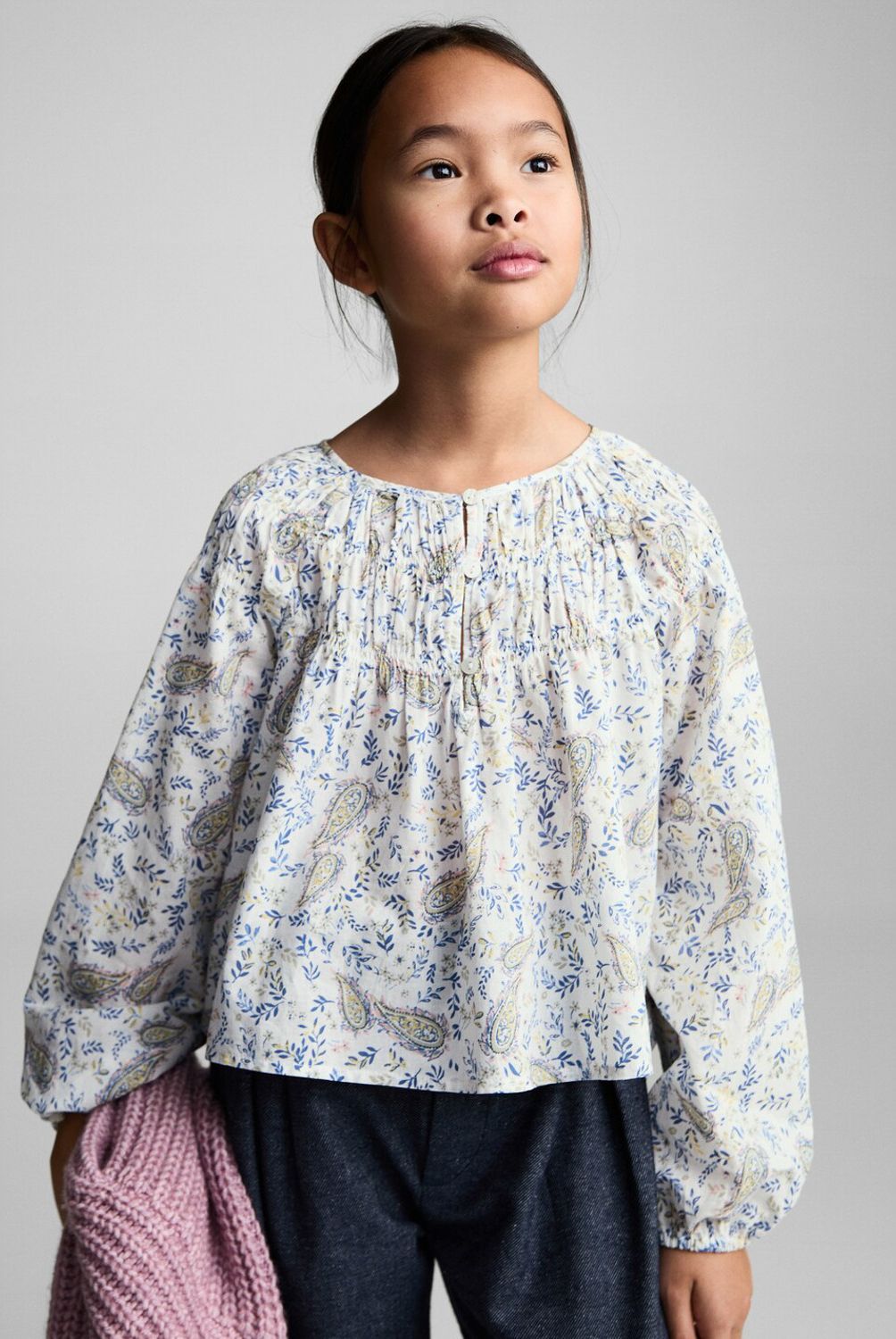 MANGO KIDS - Blusa Estampado Paisley Niña Mango Kids