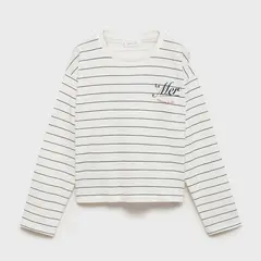 MANGO KIDS - Polera Algodón Estampada Niña Algodón