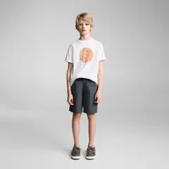 MANGO KIDS - Polera Algodón Estampado Niño Algodón