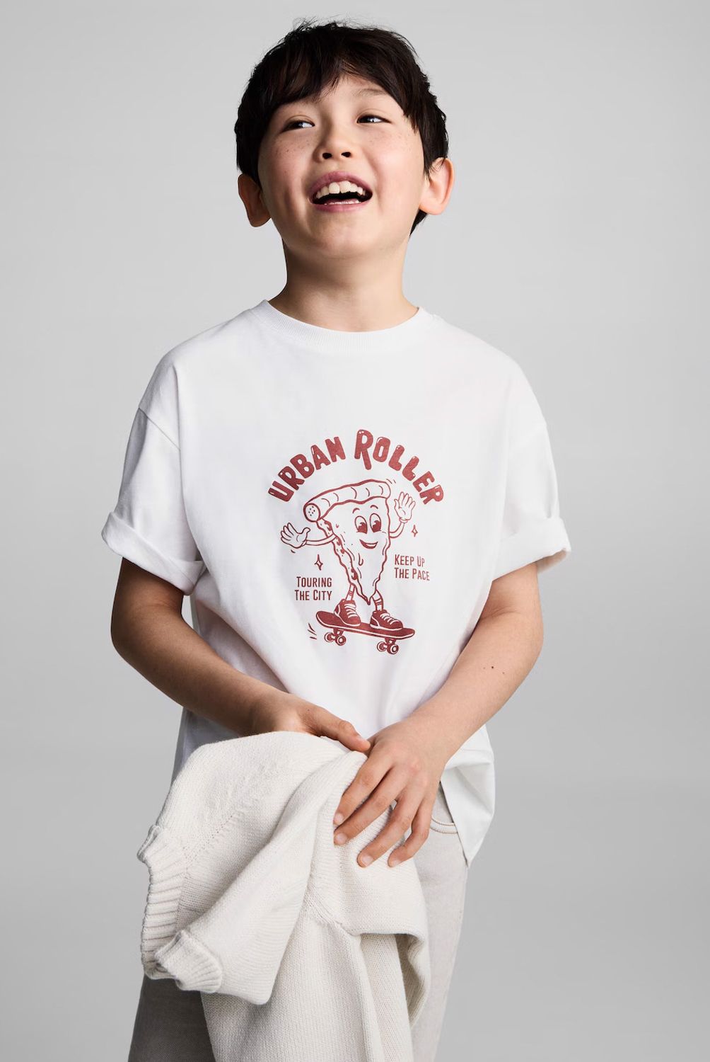 MANGO KIDS - Polera Algodón Estampada Niño Algodón Mango Kids