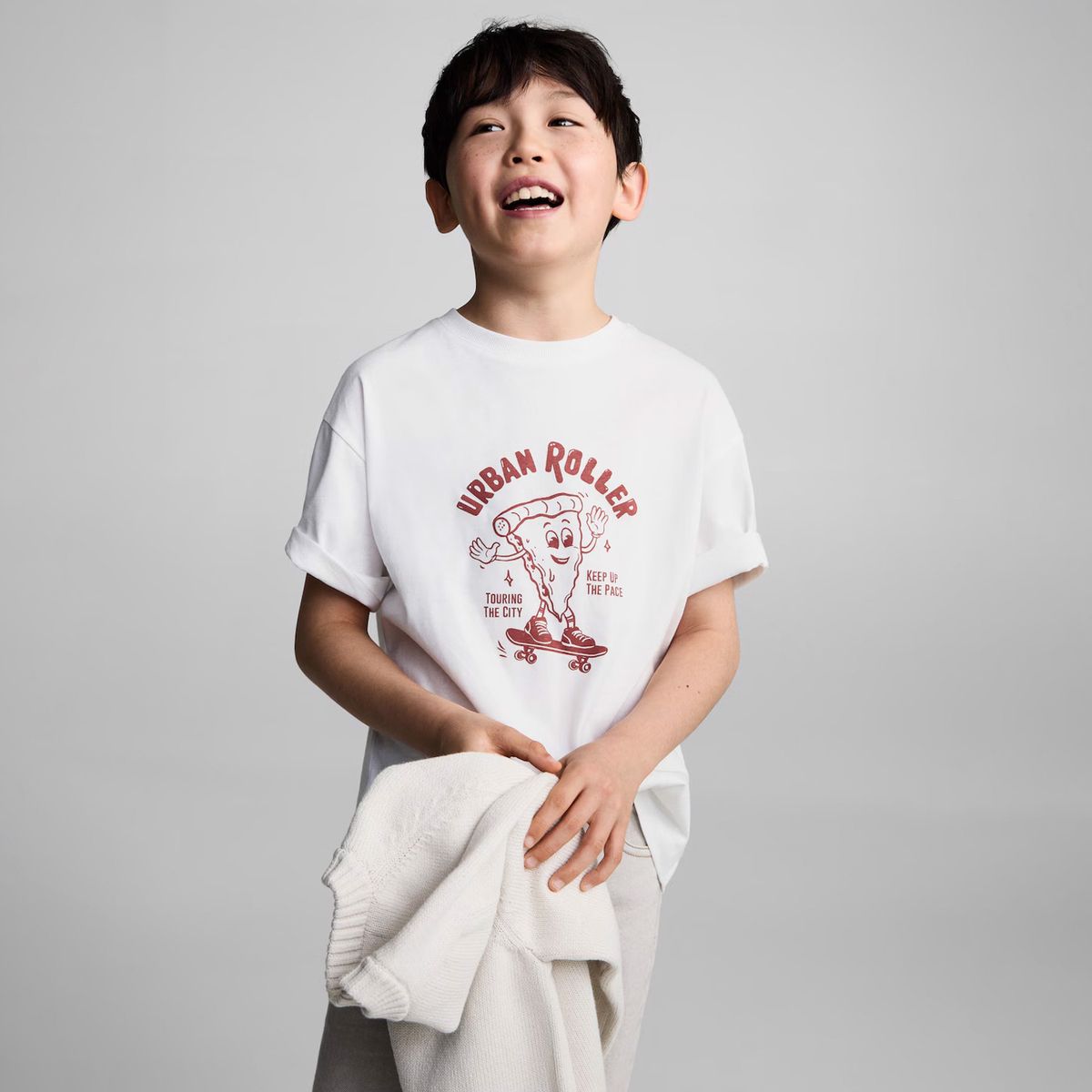 MANGO KIDS - Polera Algodón Estampada Niño Mango Kids