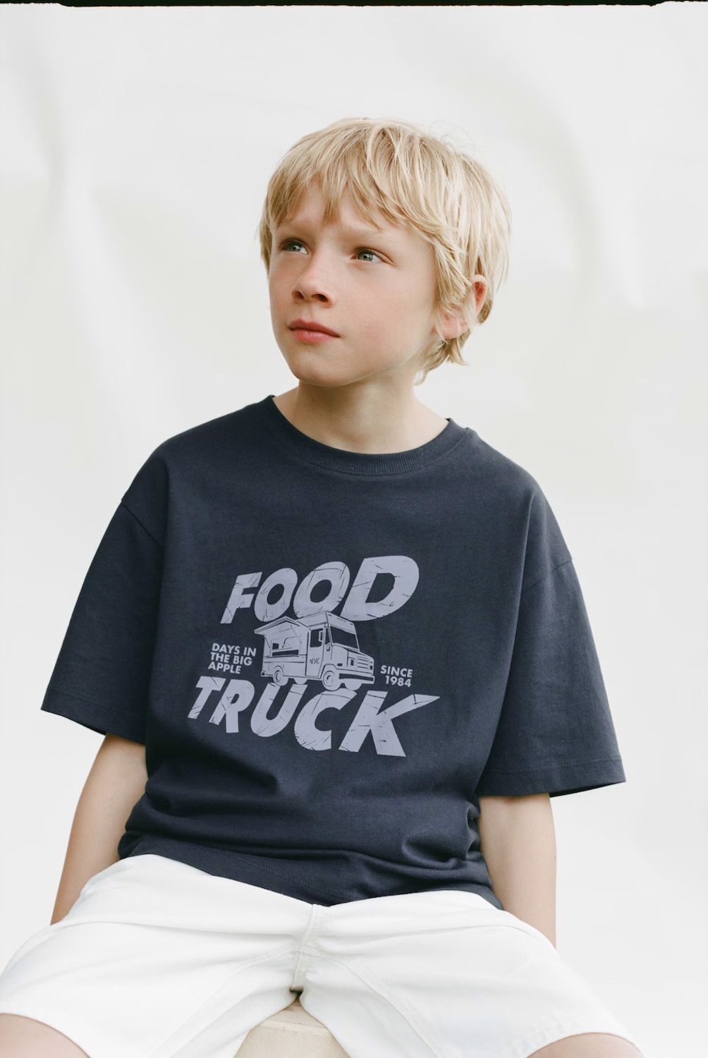 MANGO KIDS - Polera Algodón Estampada Niño Algodón Mango Kids