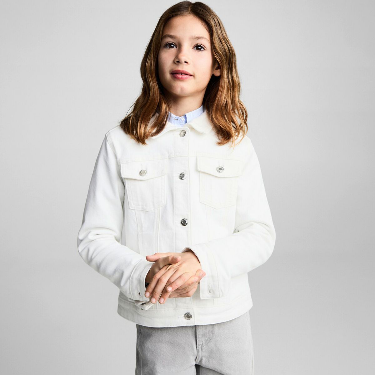 MANGO KIDS - Chaqueta Vaquera Niña Algodón Mango Kids