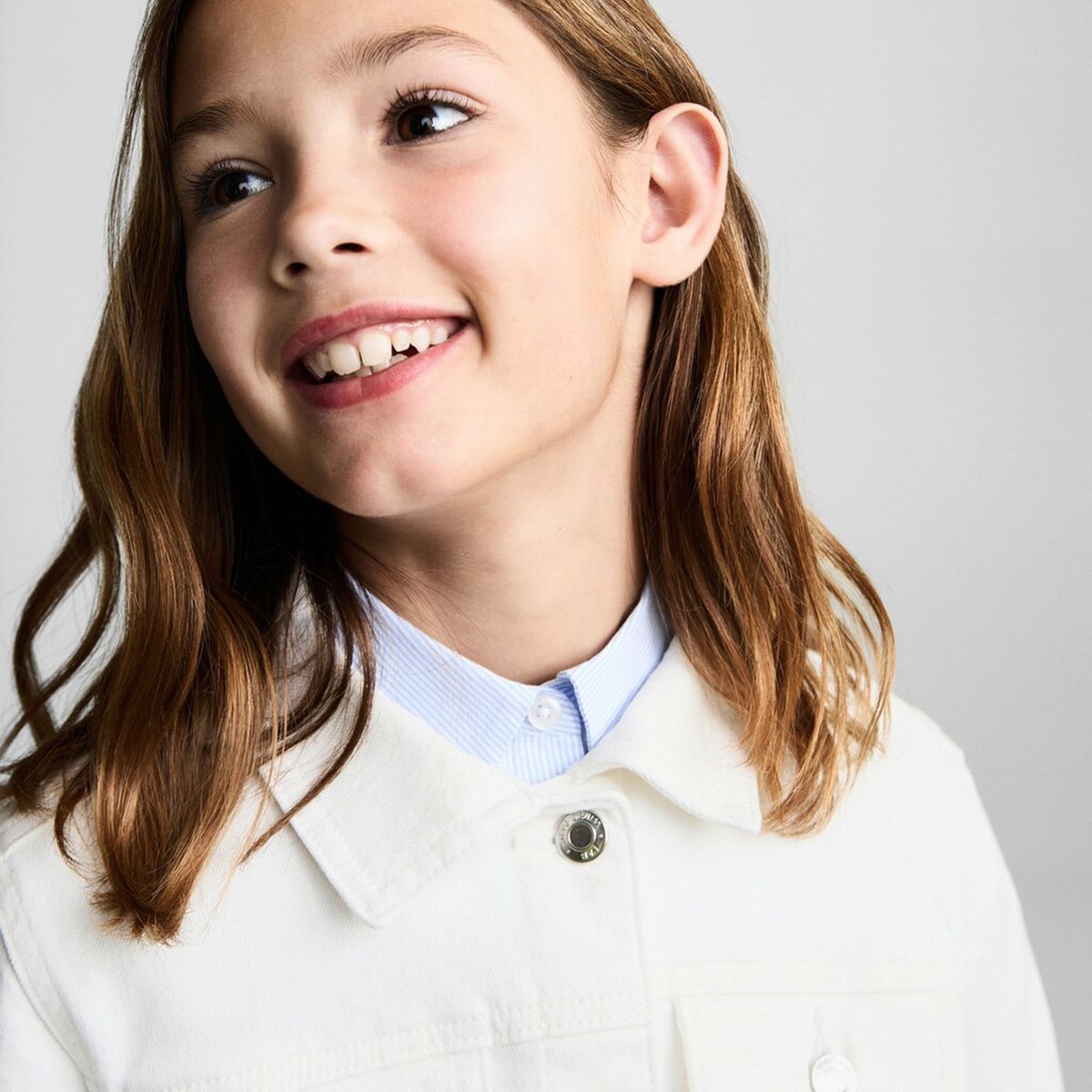 MANGO KIDS - Chaqueta Vaquera Niña Algodón Mango Kids