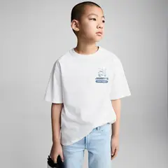 MANGO KIDS - Polera Algodón Manga Corta Niño Algodón