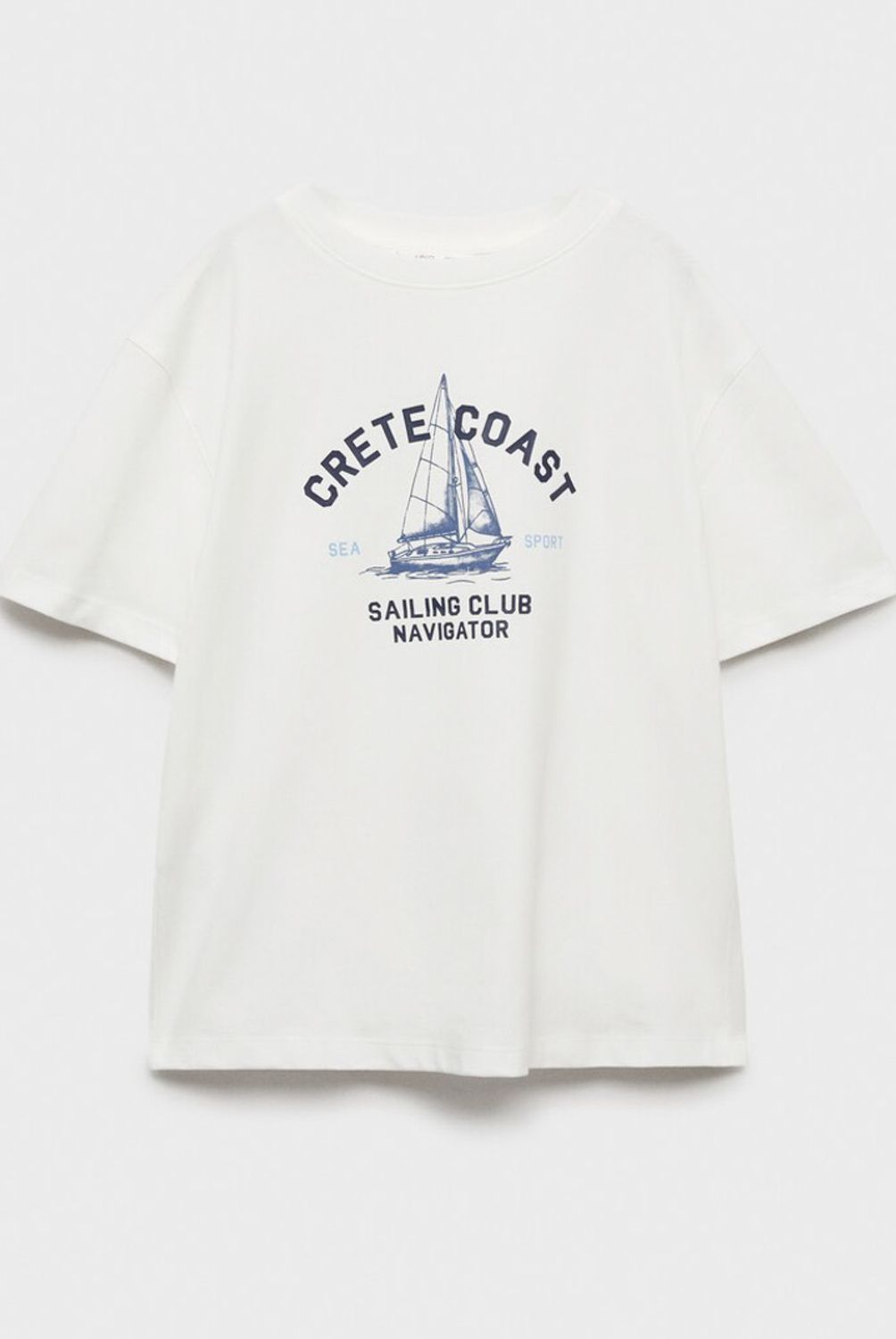 MANGO KIDS - Polera Estampada Algodón Niño Algodón Mango Kids