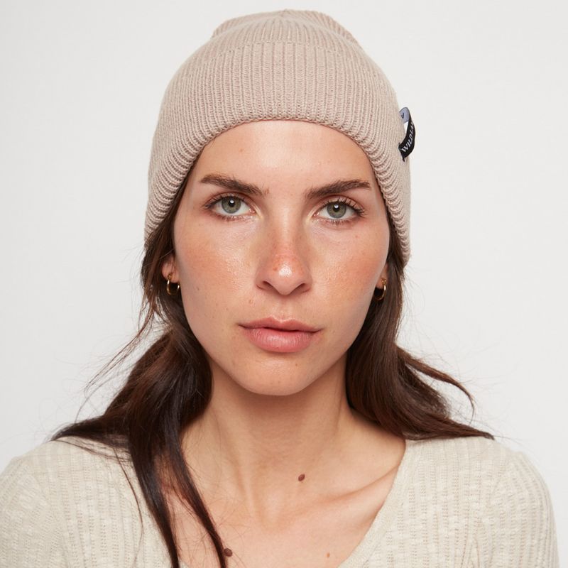 WILD LAMA - Gorro Beanie Ruta Reciclado Negro Unisex Wild Lama