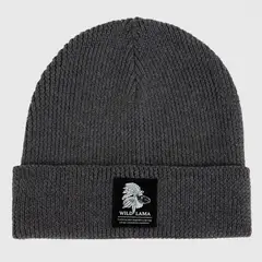 WILD LAMA - Gorro Beanie Ruta Reciclado Negro Unisex