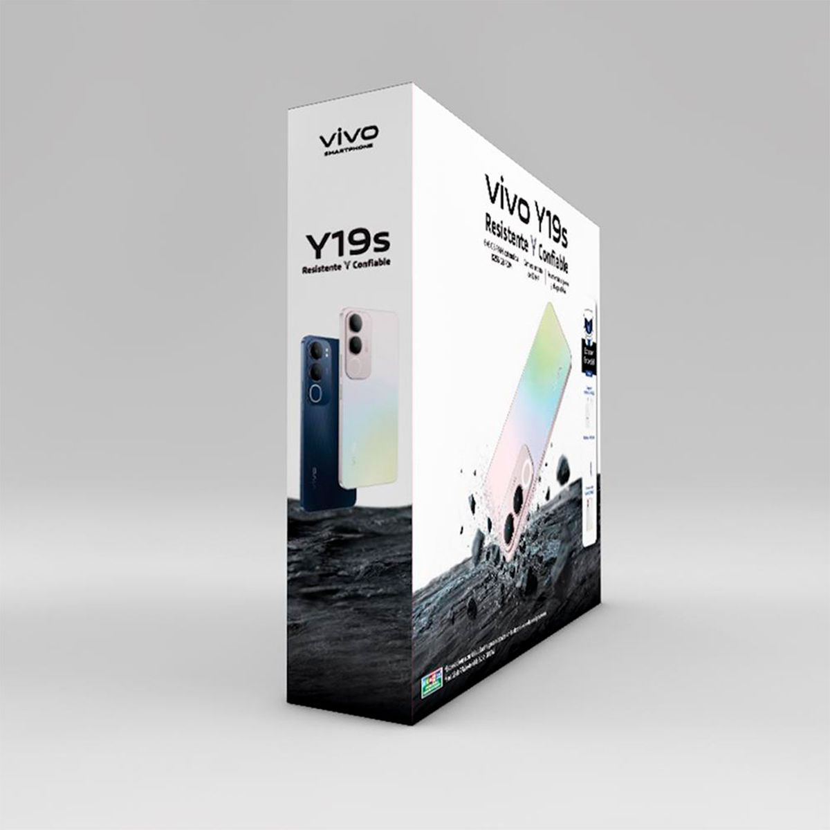 VIVO - Celular Vivo Y19S 6Gb+256Gb Gris+Kit