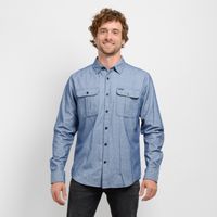 Camisa Manga Larga Algodón Hombre