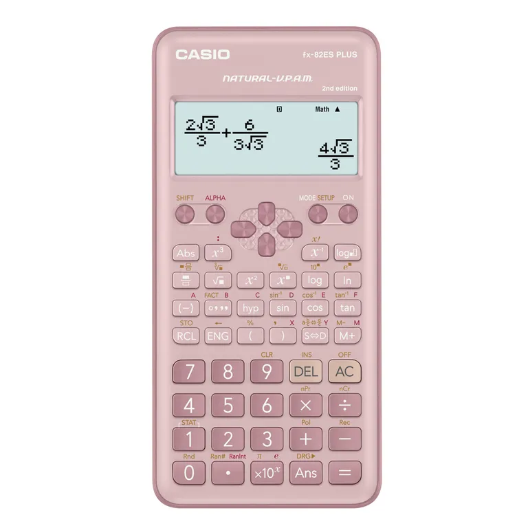 Calculadora Cientifica FX82ES Rosado