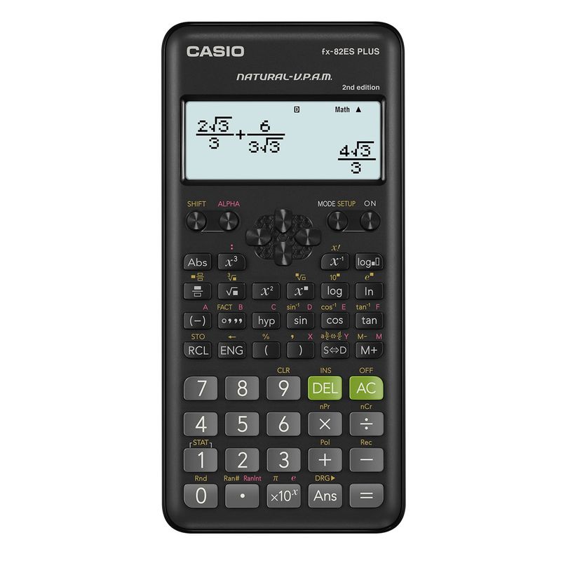 CASIO - Calculadora Cientifica Casio FX82ES Negro