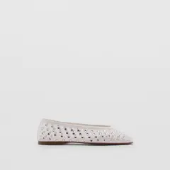 MANGO - Ballerina Mujer Blanco