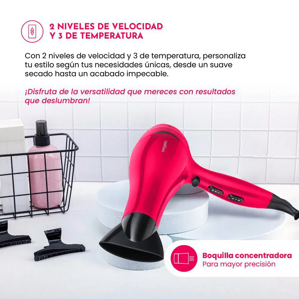 Siegen Tourmaline Styler SG-3031C01 Fucsia, foto 5