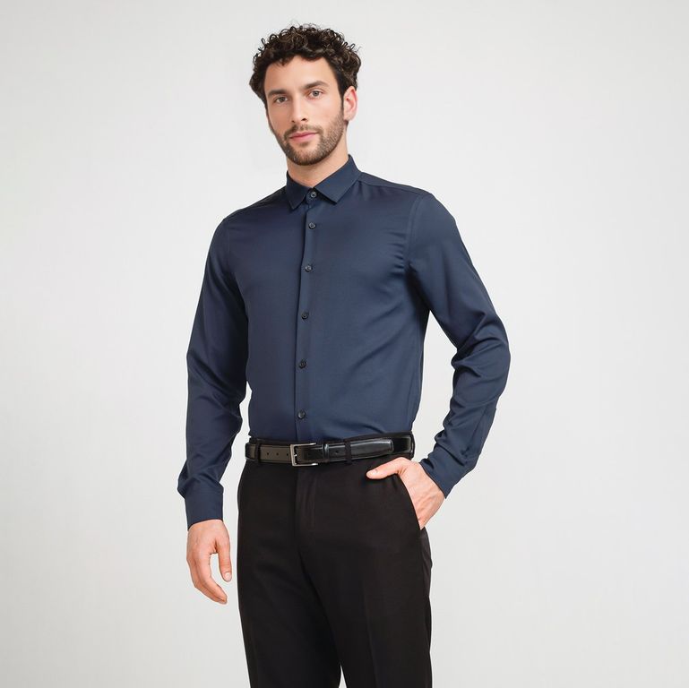 Camisa Casual Manga Larga Hombre