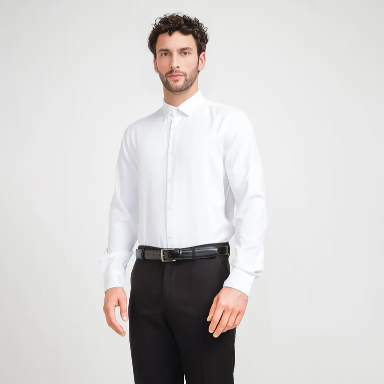Camisa Casual Manga Larga Hombre