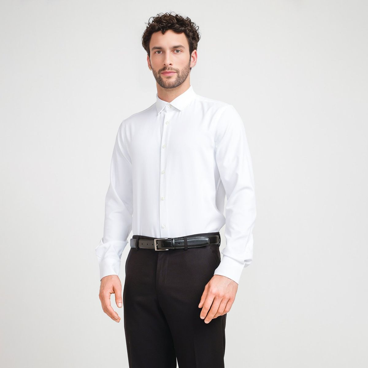 PERRY ELLIS - Camisa Casual Manga Larga Hombre Perry Ellis
