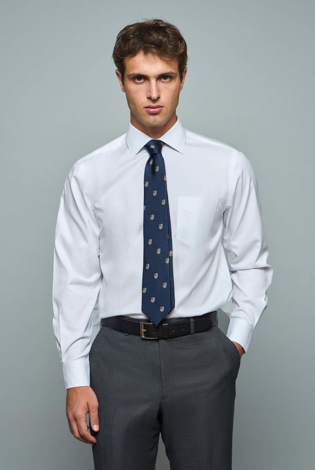 SAVILLE ROW - Camisa De Vestir Manga Larga Algodón Hombre Saville Row