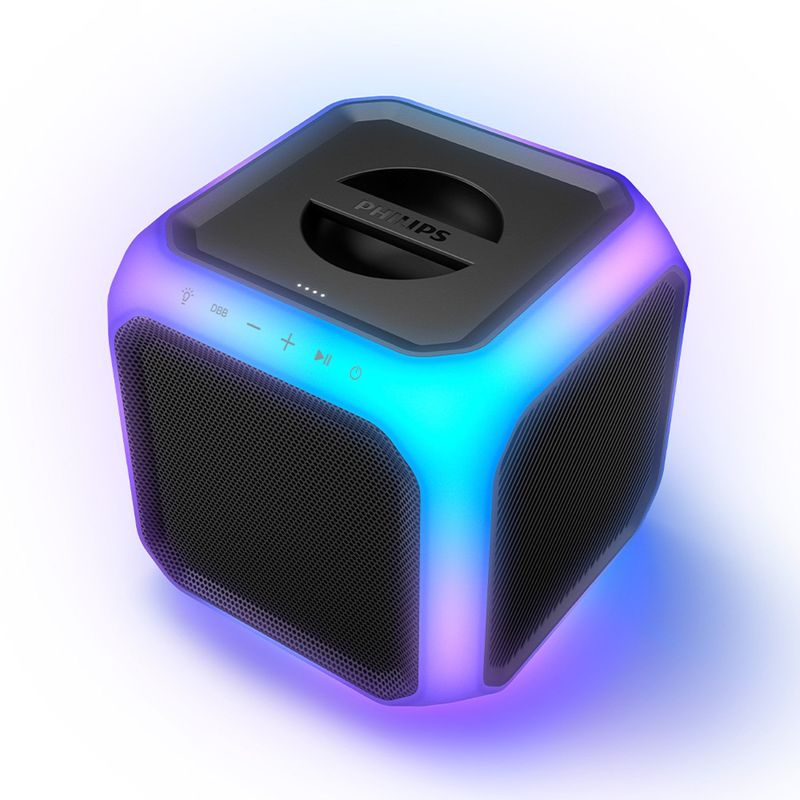 PHILIPS - Parlante Portatil Cubo TAX7207 Negro Philips