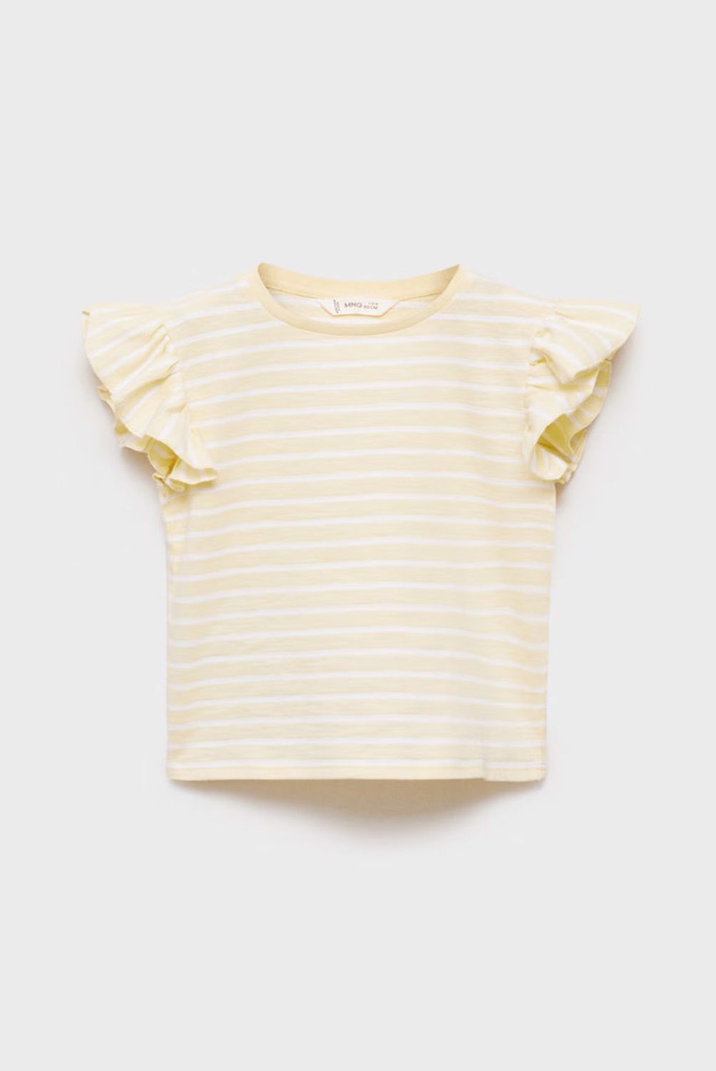 MANGO KIDS - Polera 100% Algodón Rayas Bebé Niña Algodón Mango Kids