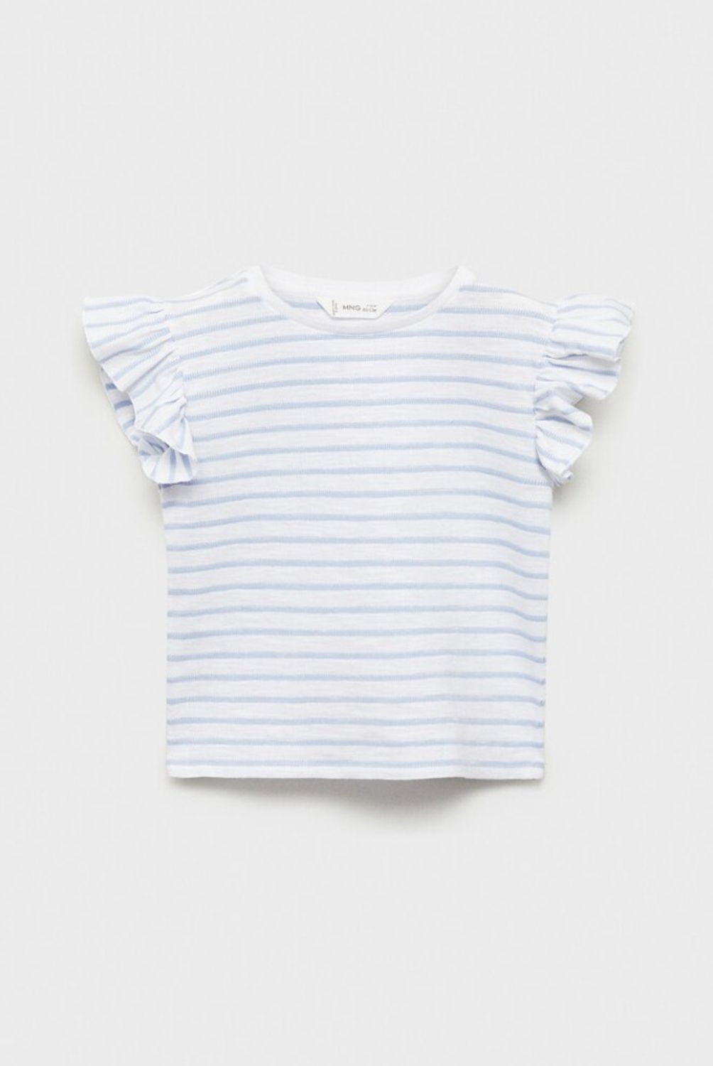MANGO KIDS - Polera 100% Algodón Rayas Bebé Niña Algodón Mango Kids