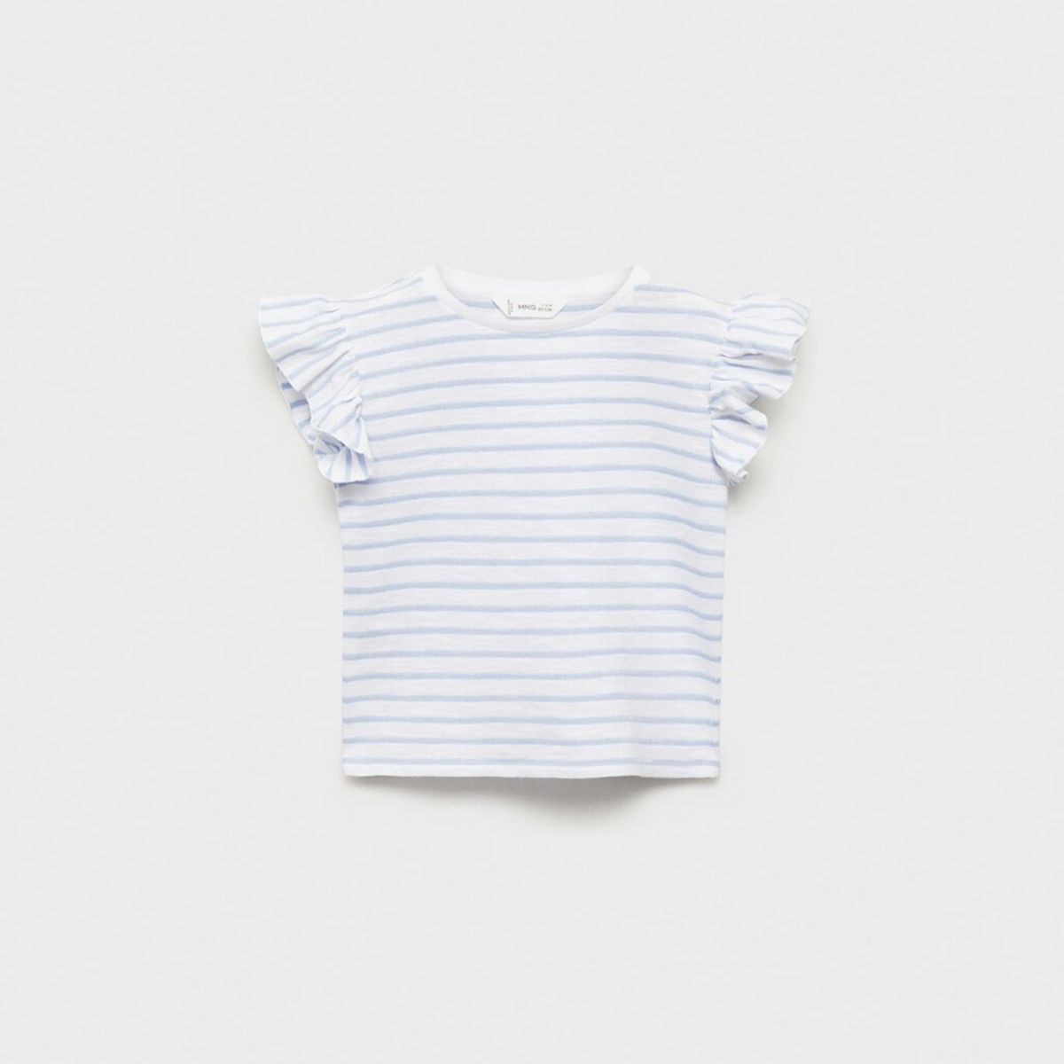 MANGO KIDS - Polera 100% Algodón Rayas Bebé Niña Mango Kids
