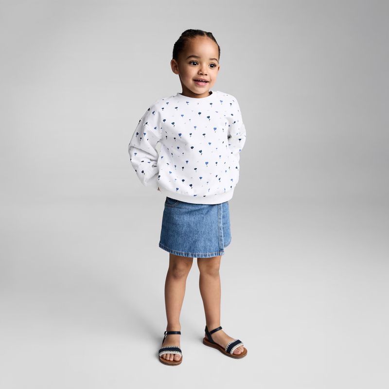 MANGO KIDS - Polerón Algodón Estampada Bebé Niña Algodón Mango Kids