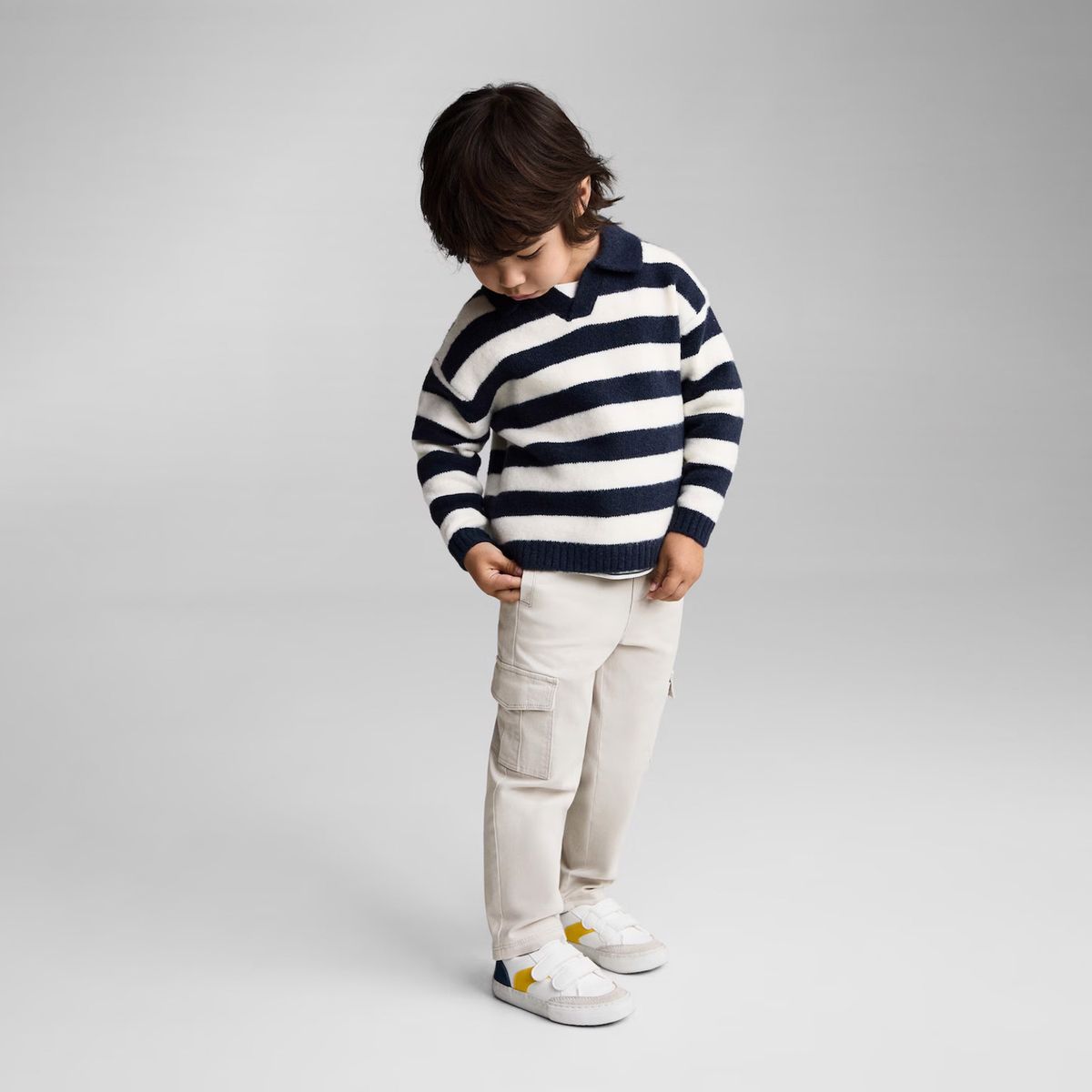MANGO KIDS - Pantalón Cargo Bebé Niño Algodón Mango Kids