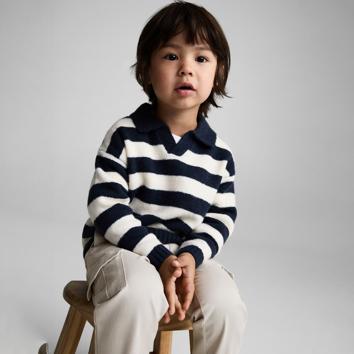 MANGO KIDS - Pantalón Cargo Bebé Niño Algodón Mango Kids