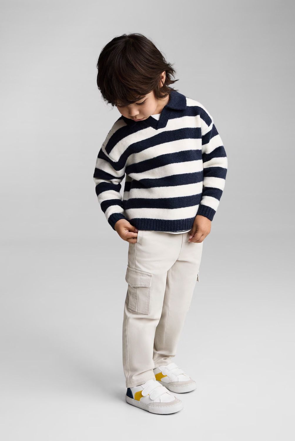 MANGO KIDS - Pantalón Cargo Bebé Niño Algodón Mango Kids