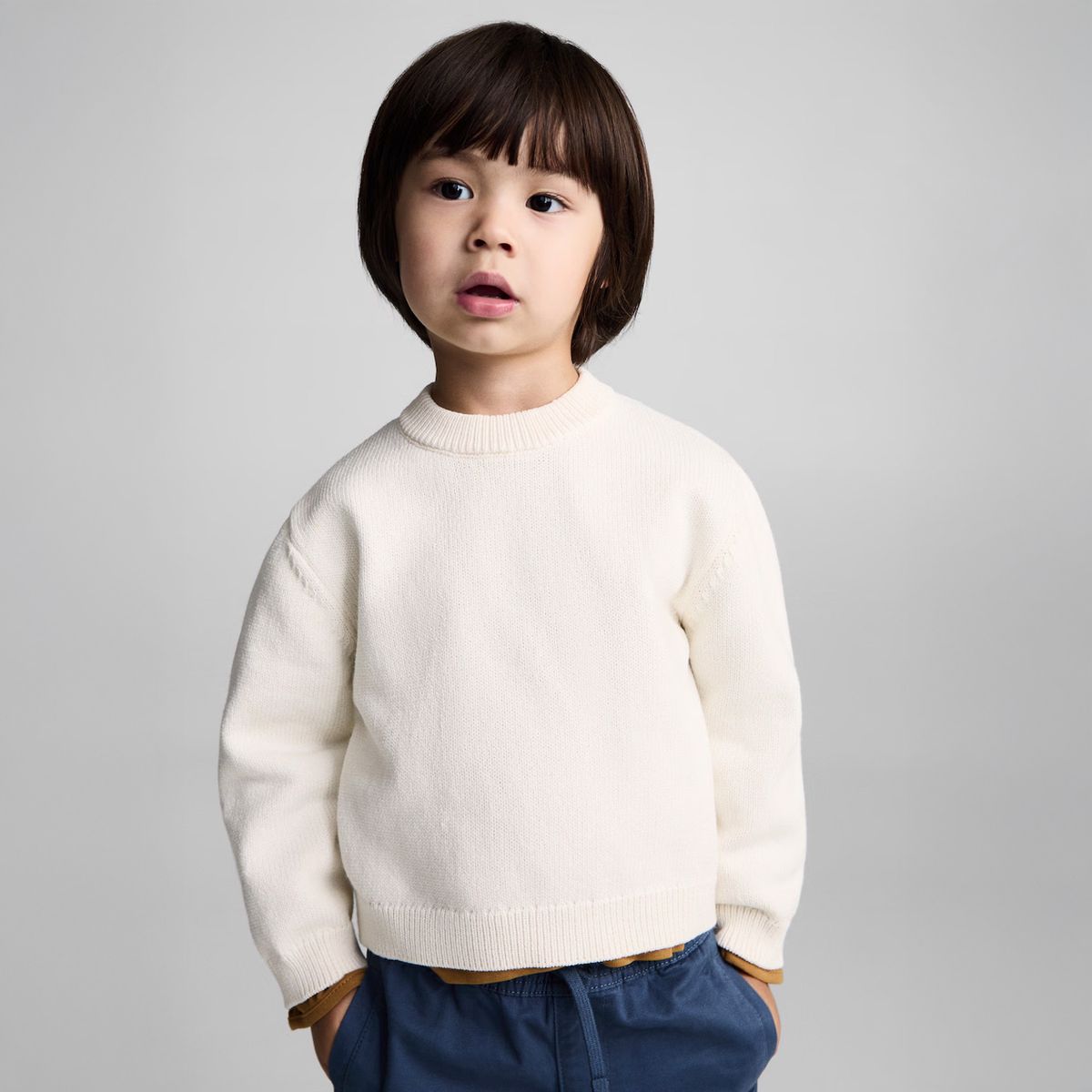 MANGO KIDS - Sweater Punto Algodón Bebé Niño Mango Kids