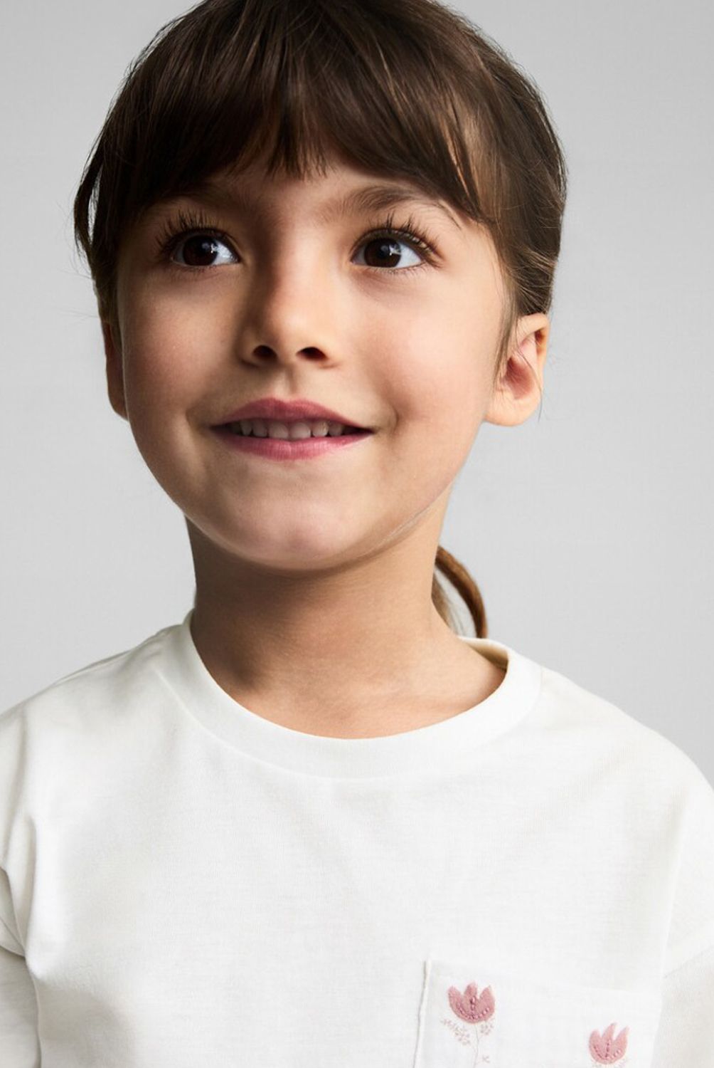 MANGO KIDS - Polera Bolsillo Estampado Floral Bebé Niña Algodón Mango Kids