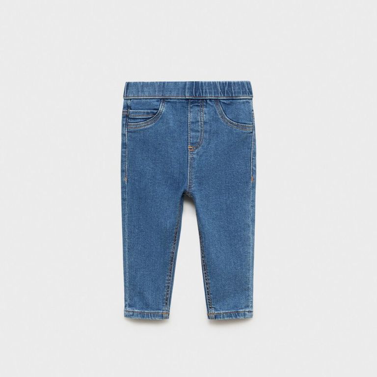 MANGO KIDS Jeans Cintura Elástica Bebé Niña