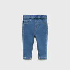 MANGO KIDS - Jeans Cintura Elástica Bebé Niña