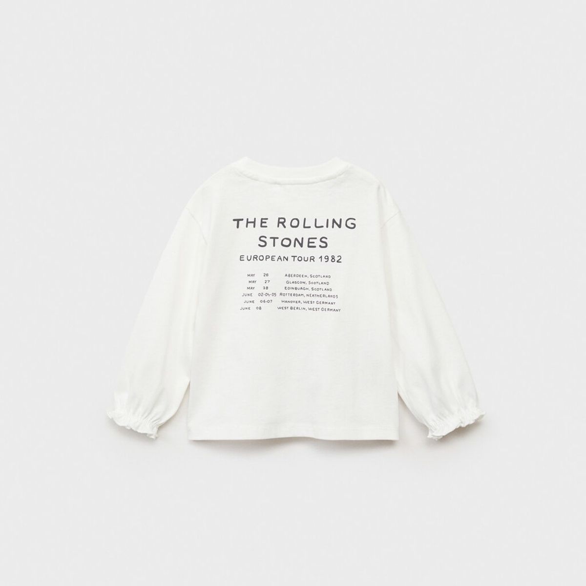 MANGO KIDS - Polera The Rolling Stones Bebé Niña Algodón Mango Kids