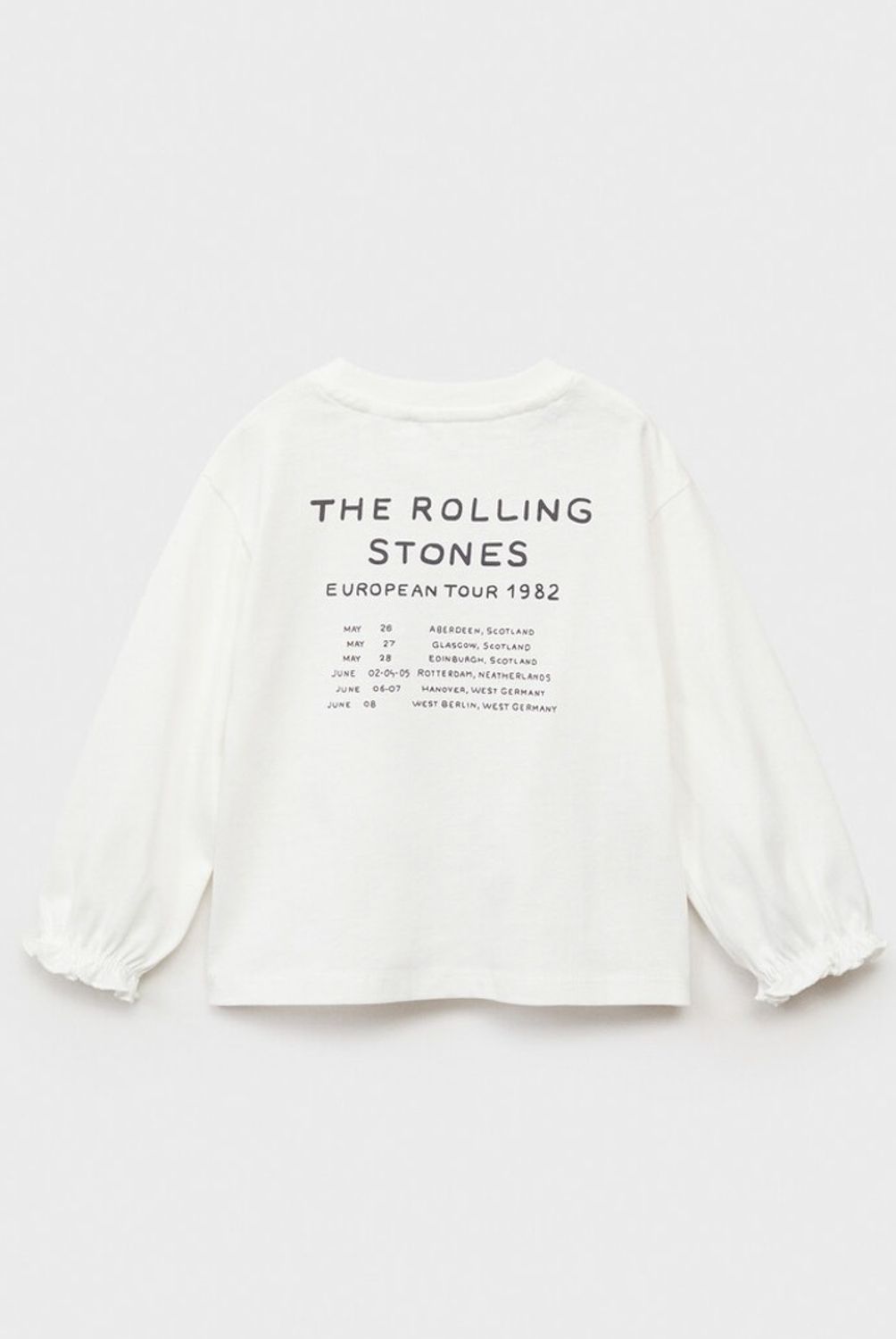 MANGO KIDS - Polera The Rolling Stones Bebé Niña Algodón Mango Kids