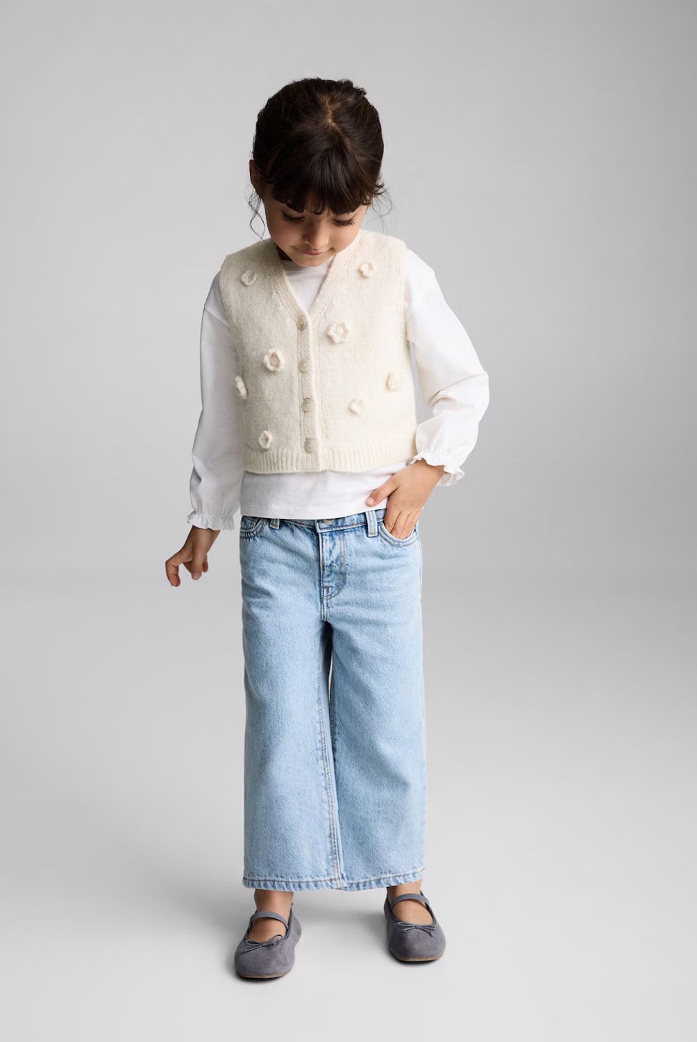 MANGO KIDS - Chaleco de Punto Bebé Niña Mango Kids