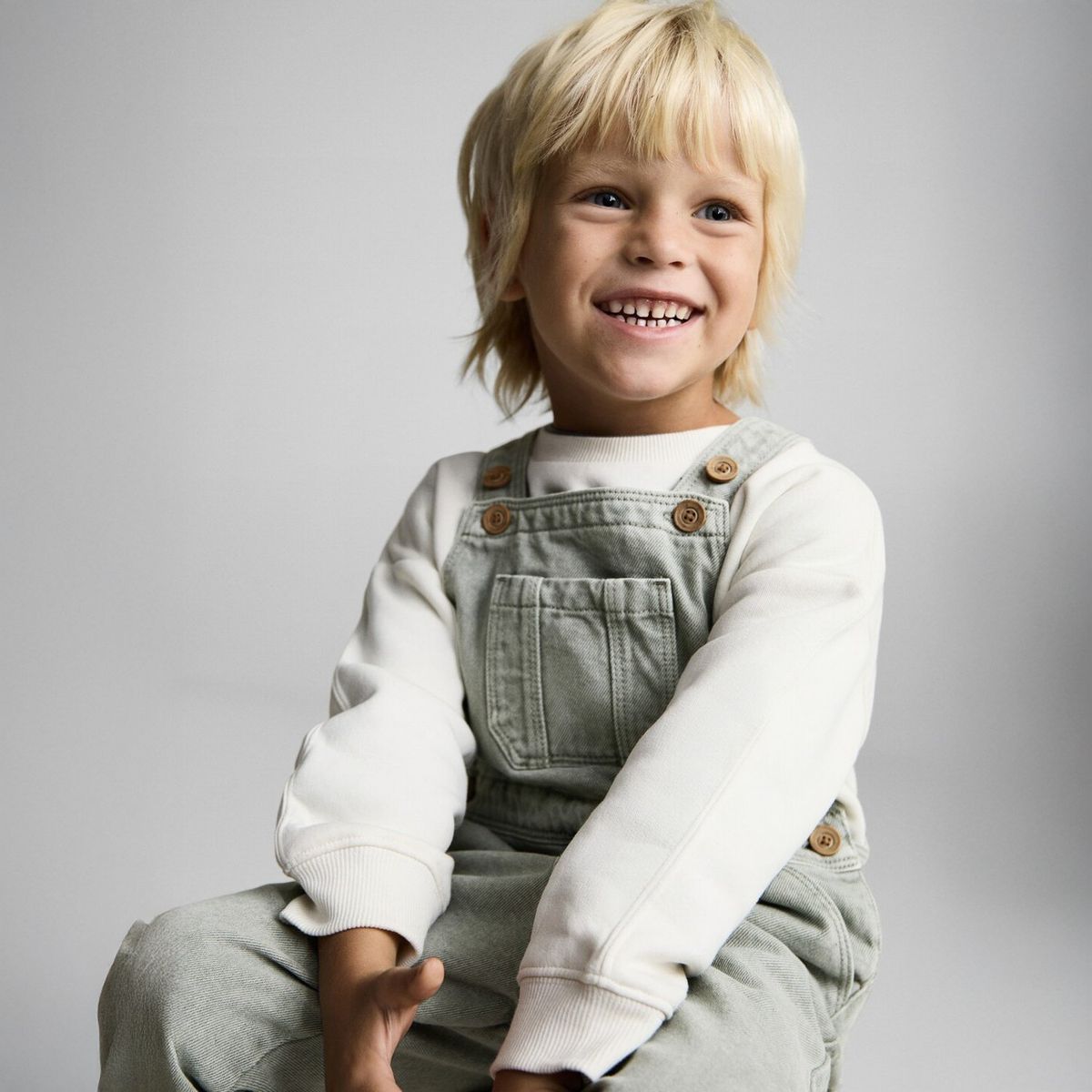 MANGO KIDS - Jardinera Largo Vaquero Bolsillo Niño Mango Kids